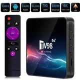 Boitier Iptv Tv98 H616 Dualband-wlan-tv-box Mit Android 12, Allwinner H313 Quad-core Arm Cortex A53 Prozessor Und 2+16 Gb Ram