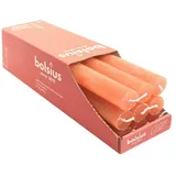 Stabkerzen Rustik, 23/270 mm, Herbstliches Orange, BOLSIUS, Brenndauer ca. 13h, 9 Stück pro Verpackung
