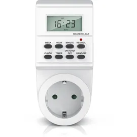 Bearware 2x Zeitschaltuhr mit 1,5 LCD-Display 8 konfigurierbare Schaltprogramme