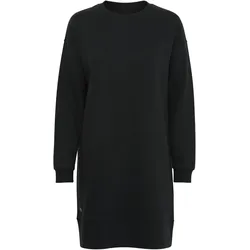 Sweatkleid OXMO "Sweatkleid OXHolly", Damen, Gr. S, N-Gr, schwarz, Obermaterial: 55% Polyester PES. 45% Baumwolle CO., Kleider Sweatkleid