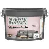 SCHÖNER WOHNEN-Farbe Trendstruktur Wandfarbe Glimmerfarbe  (Sparkling Rose, 2,5 l, Matt, Art Effekt: Glitzer-Optik)