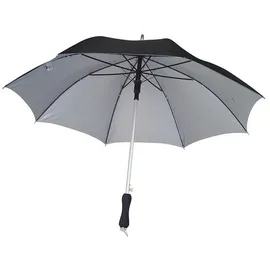 MacMa Automatik-Regenschirm / extrem leicht / mit UV Schutz / Farbe: schwarz - Klein