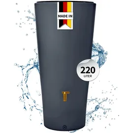 4rain Vaso 2in1 Regenspeicher 220 l graphitgrau