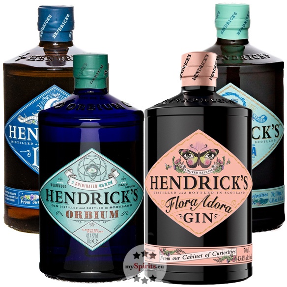Hendrick’s Gin Set Editionen – Flora Adora, Orbium, Lunar & Neptunia
