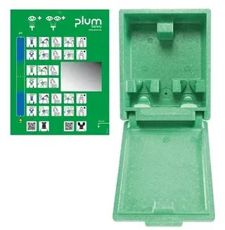 Augenspülwandbox leer für Flaschen 200 / 500ml