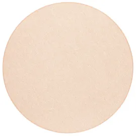 Snapstyle Feinschlingen Velour Teppich Sand Rund