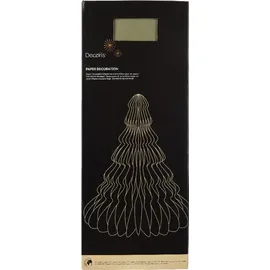 Koopmann International b.v. Deko Baum aus Papier grün 48 x 60 cm