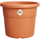elho Algarve Cilindro – Großer Blumentopf für den Außenbereich – Pflanzgefäße – 100% recycelter Kunststoff - Braun/Terra