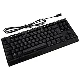 Razer BlackWidow V3 Tenkeyless (Green Switch) – Kompakte mechanische Gaming-Tastatur (Klickende mechanische Schalter, kompakter Formfaktor, voll programmierbare Tasten) UK-Layout, Schwarz