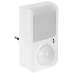 REV LED-Steckleuchte LED/2,5W mit Bewegungsmelder und Dämmerungssensor