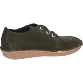 CLARKS Funny Dream Schuhe Dark Green Suede 36