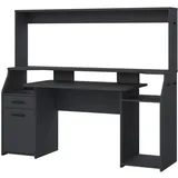 INOSIGN Computertisch »Function Plus Gaming Tisch, Bürotisch, Schreibtisch«,... Schreibtisch mit 1 Tür, 1 Schublade, Towerfach, Monitoraufsatz