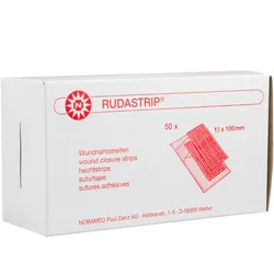 RUDASTRIP Wundnahtstreifen steril weiß Packung à 50 Steril-Sets