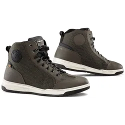 Falco Pyro 2 wasserdichte Motorrad Schuhe, grün, Größe 43 für Männer