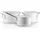 eva solo White Line Topf-Set 3-tlg. Stielkasserolle + Kochtopf 2,5 l + Kochtopf 3,8 l