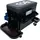 BGS Werkstatthocker Stahl blau mit 3 Schubladen