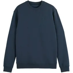 SCOTCH&SODA Herren Sweatshirt - Core Logo Sweatshirt, Pullover, einfarbig Dunkelblau M