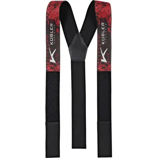 Kübler Hosenträger FOREST rot/schwarz Form 8750 Größe M