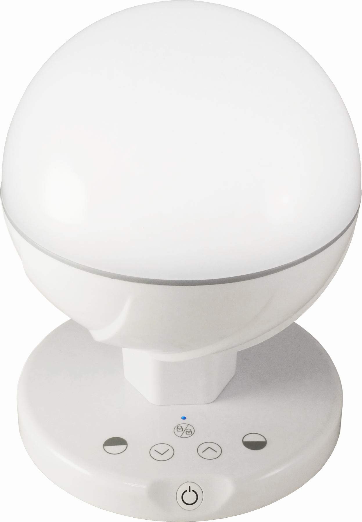 FeinTech Portable LED Lampe Nachtlicht Tisch-Leuchte Akku USB Dimmbar Kabellos LTL00201 Weiß