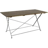 Mojawo Gartentisch 120 x 70 x 74 cm Akazie/Schwarz