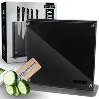 Kitgeny | Design Messerblock magnetisch – Akazien Holz Messerhalter