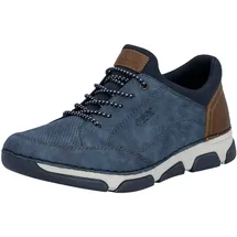 Rieker Slip-Ons Herren Blau/Braun 42