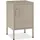 Tectake Nachtschrank Baker 35 x 42,5 x 60,5 cm Taupe