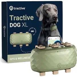 tractive GPS Tracker Hund XL wasserdicht grün