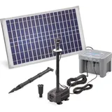 esotec Solar Teichpumpenset 25/650 LED mit proBatt Funktion Komplettset 101925