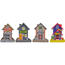 Futterhaus für Vögel, bunt bemalt
