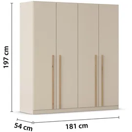 STYLIFE Buchholz Drehtürenschrank 180 x 197 x 54 cm weiß