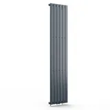 blumfeldt Ontario 45 × 180 Heizkörper 1/2` Seitenanschluss Wandinstallation Slim 485 Watt Grau