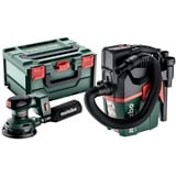 Metabo SXA 18 LTX 125 BL incl. case + Akku-Sauger AS 18 L PC