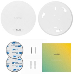 Hombli Sensor smarter Rauchmelder weiß 12,5 cm x 4,5 cm