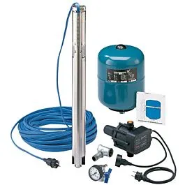 Grundfos Wasserversorgungspaket 96160908 mit 30 m Unterwasserkabel, 230 V