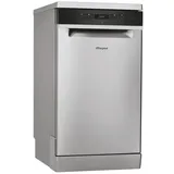 Whirlpool WSFO 3T223 PC X, Freistehend, Single (45 cm breit), Edelstahl, Schwarz, Tasten, 1,3 m