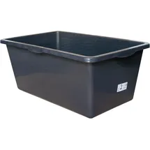 kaiserkraft Mörtelkasten 90 l 1-tlg. Schwarz
