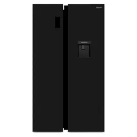 Gorenje G600 NRR9185EABXLWD Side-by-Side (547 l, 1786 mm hoch, Schwarz)