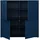 Forte Highboard 124,5 x 121,5 x 34,9 cm Nachtblau