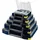 RAACO Sortimentskoffer Polycarbonat 354 x 55 x 323 mm blau 14 Fächer
