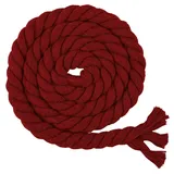 Makramee Garn Kordelband Baumwollkordel 8/10/12/20mm X 10m Baumwollseil Dicke Rope Garn Baumwollgarn, Geflochten Für DIY Handwerk, Basteln, Makramee Wandbehang, Vorhang (H,20mm*5m)