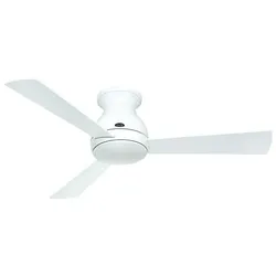 Deckenventilator Eco Pallas 116 - Lack lichtgrau und Lack weiß