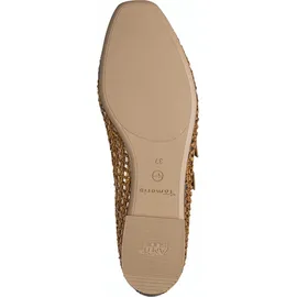 TAMARIS Da.-Ballerina für Damen, braun, Größe 38 EU
