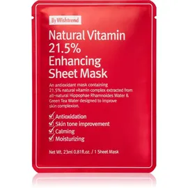 BY WISHTREND Natural Vitamin Tuchmaske 23 ml