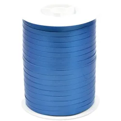 Star 500m Geschenkband Ringelband 5mm - wasserfestes Kunststoff Dekoband Schleifenband Polyband Luftballonband zum Anbinden von Luftballons Basteln Blau