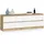 Milord Kommode K160 160 x 55 x 40 cm Artisan-Weiß