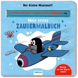 Trötsch Verlag Trötsch Der kleine Maulwurf Malbuch mit Pinsel Mein erstes Zaubermalbuch