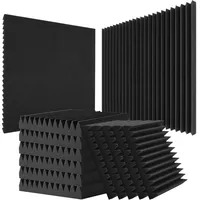 Vevor Akustikpaneel VEVOR Schwarz 50 St. 30 x 30 x 5 cm