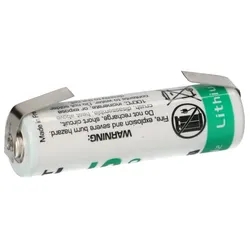 Lithium 3,6V Batterie LS14500 AA-Zelle Lötfahne U-Form