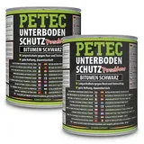 Petec Unterbodenschutz Bitumen schwarz 2 St. 1 l